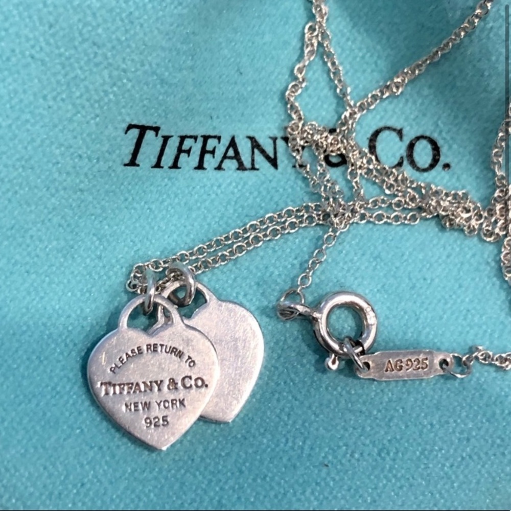 Tiffany & Co Double Heart Necklace